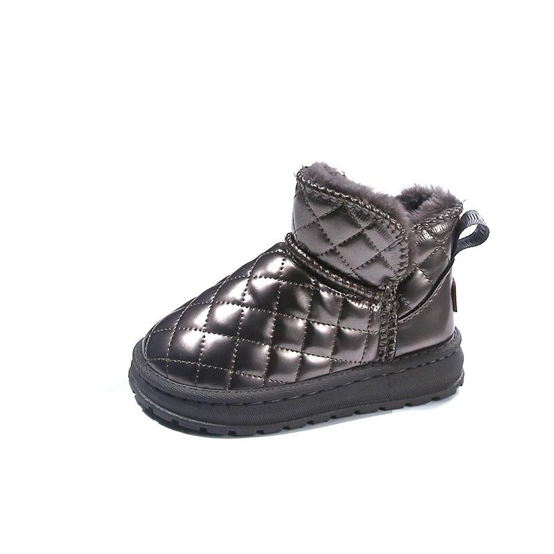 Kids Winter Leather Add Velvet Thickened Watertight Cotton Boots Boy Soft Soled Snow Boots Solid Color Checkered Upper Shoes 26
Kids Winter Leather Add Velvet Thickened Watertight Cotton Boots Boy Soft Soled Snow Boots Solid Color Checkered Upper Shoes 26