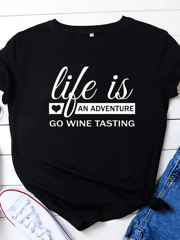 Life Is Anventure Letter Print Women T Shirt Short Sleeve O Neck Loose Women Tshirt Ladies Tee Shirt Tops Camisetas Mujer XXXL темно-синього кольору
Life Is Anventure Letter Print Women T Shirt Short Sleeve O Neck Loose Women Tshirt Ladies Tee Shirt Tops Camisetas Mujer XXXL темно-синього кольору