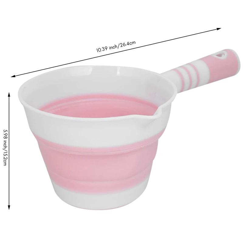 Foldable Water Bucket Foldable Water Spoon Foldable Bathtub Spoon Saving Kitchen and Bathroom Space розовый
Foldable Water Bucket Foldable Water Spoon Foldable Bathtub Spoon Saving Kitchen and Bathroom Space розовый
