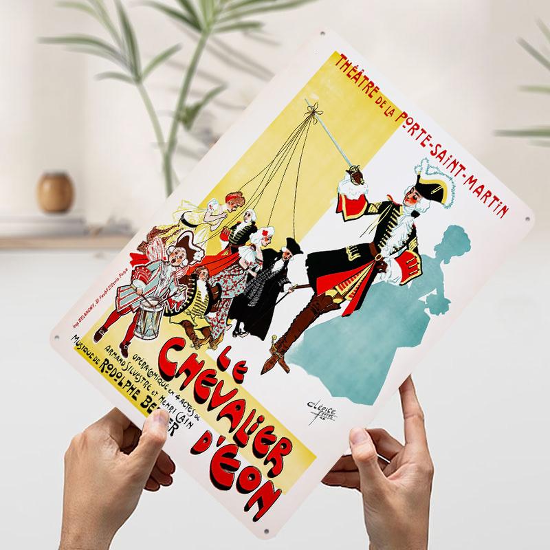 Le Chevalier DEon Metal Poster Customized Wall Art Retro Vintage Tinplate Signs for Room Decoration Home Decor Items Wand Deko 7.9x11.8In(20x30cm)
Le Chevalier DEon Metal Poster Customized Wall Art Retro Vintage Tinplate Signs for Room Decoration Home Decor Items Wand Deko 7.9x11.8In(20x30cm)