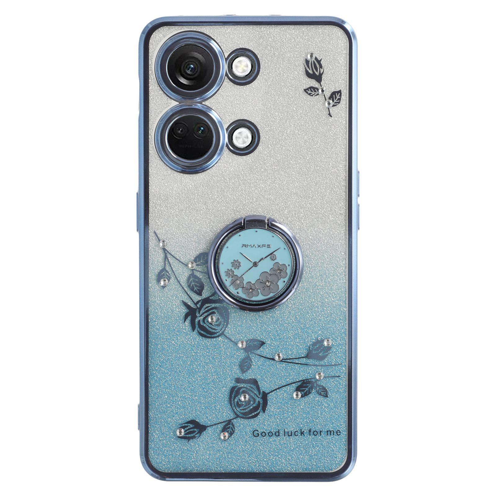 KADEM For OnePlus Ace 2V/Nord 3 5G Case Ring Kickstand TPU Flowers Phone Cover Gradient Glitter Blue
KADEM For OnePlus Ace 2V/Nord 3 5G Case Ring Kickstand TPU Flowers Phone Cover Gradient Glitter Blue