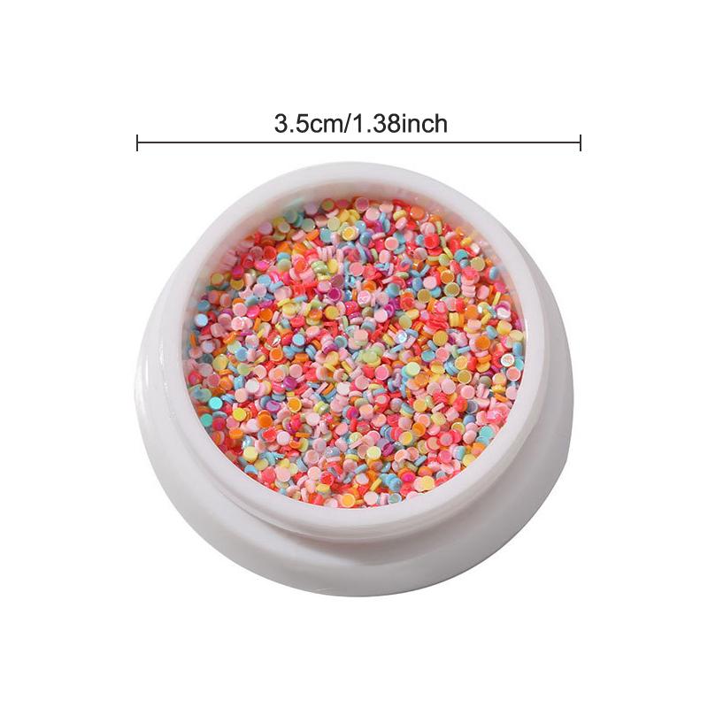 1Box Colorful Polka Dot Nail Art Glitter Sequins Round Shaped Nail Sequins Paillette Flakes For Nail Art 3D Decals Accessories
1Box Colorful Polka Dot Nail Art Glitter Sequins Round Shaped Nail Sequins Paillette Flakes For Nail Art 3D Decals Accessories