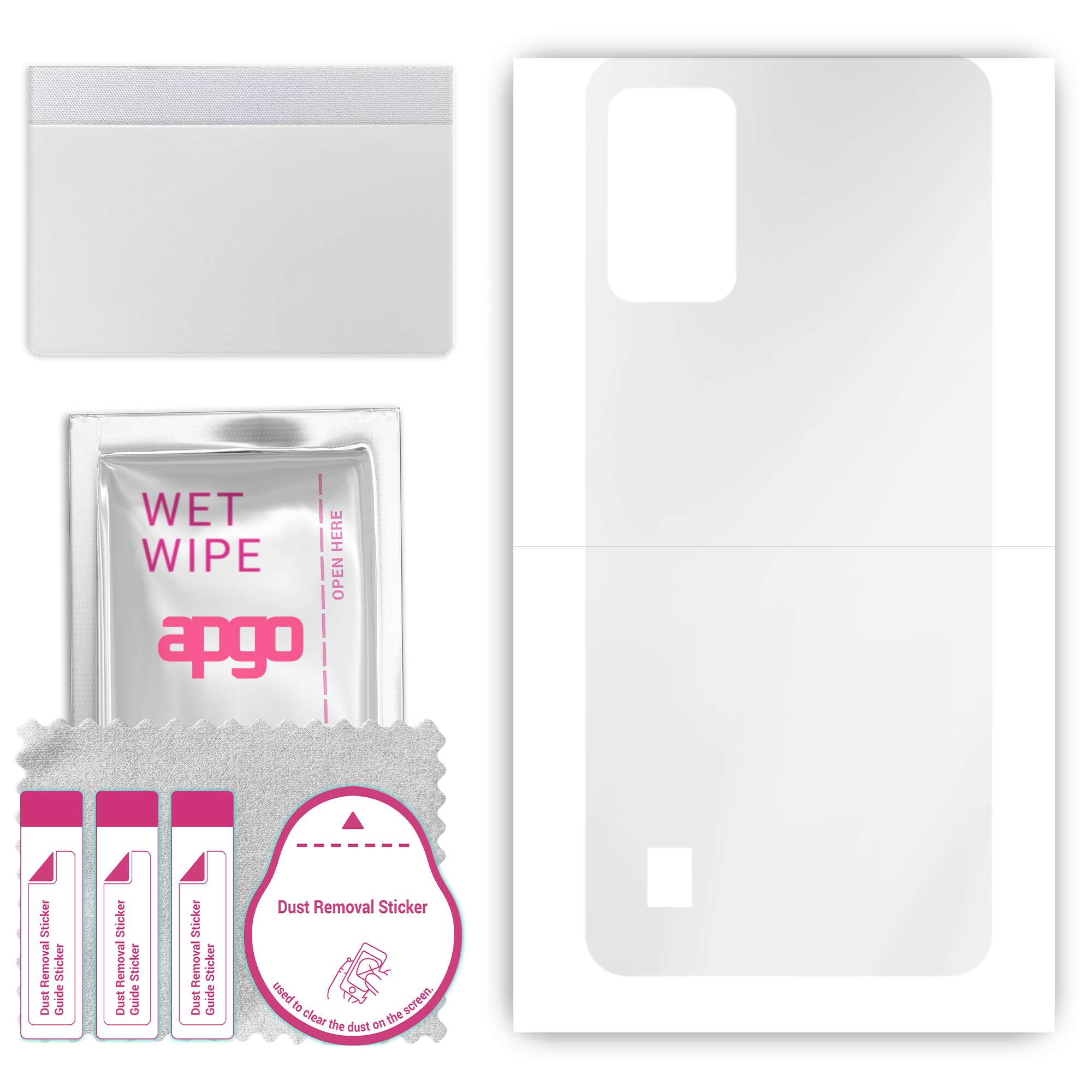 apgo Ultra Clear Protective Skin Sticker for the back compatible with ZTE Blade A52 Lite, Wrap Film, Hydrogel Film, Flexible, Soft TPU with positionin
apgo Ultra Clear Protective Skin Sticker for the back compatible with ZTE Blade A52 Lite, Wrap Film, Hydrogel Film, Flexible, Soft TPU with positionin