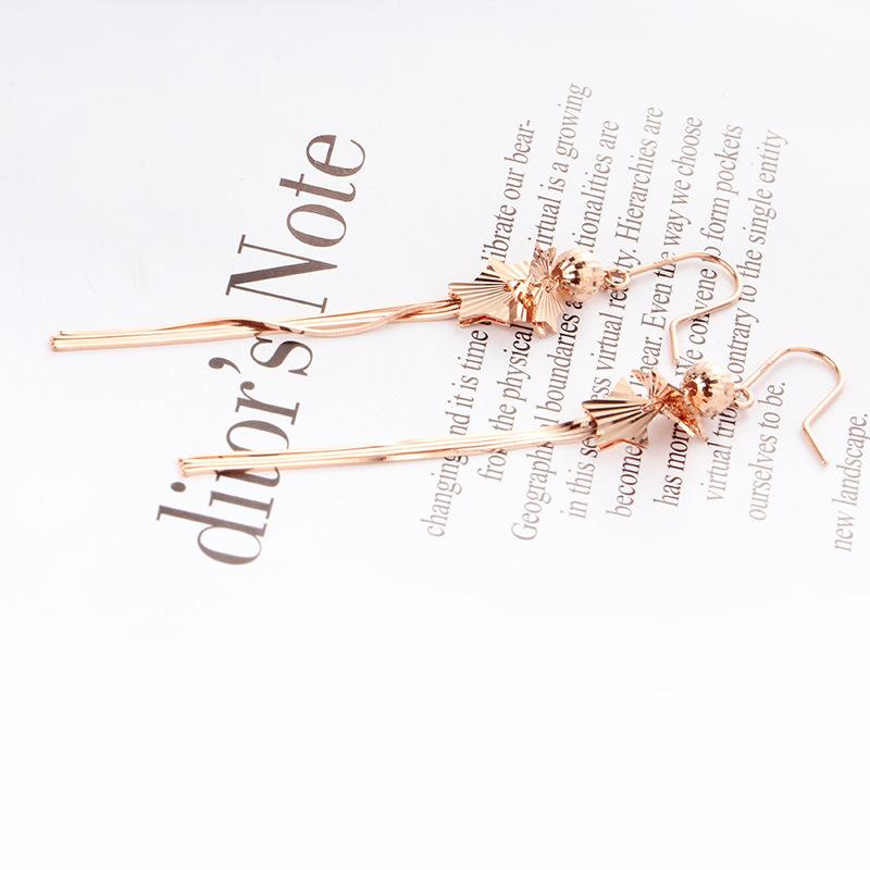 Exquisite Purple Gold Snake Bone Star Earrings Shining 585 Rose Gold Plated Exquisite Fashion Russian Female Fringed Ears
Exquisite Purple Gold Snake Bone Star Earrings Shining 585 Rose Gold Plated Exquisite Fashion Russian Female Fringed Ears