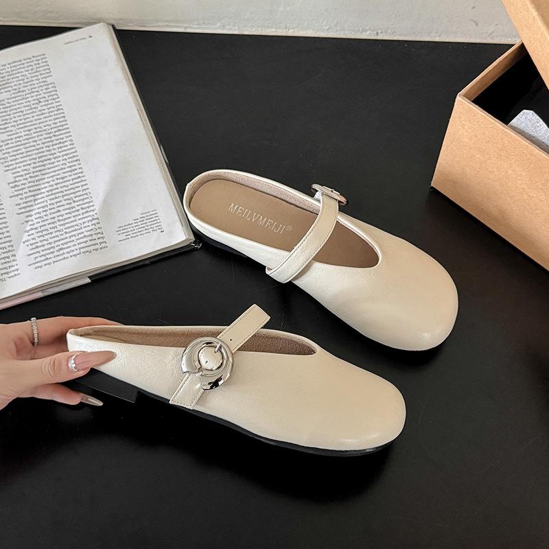 Flat-bottomed bag head and half slippers for women s summer wear 2025 new one-pedal with skirt gentle wind single shoes sandals 35 бежевый
Flat-bottomed bag head and half slippers for women s summer wear 2025 new one-pedal with skirt gentle wind single shoes sandals 35 бежевый