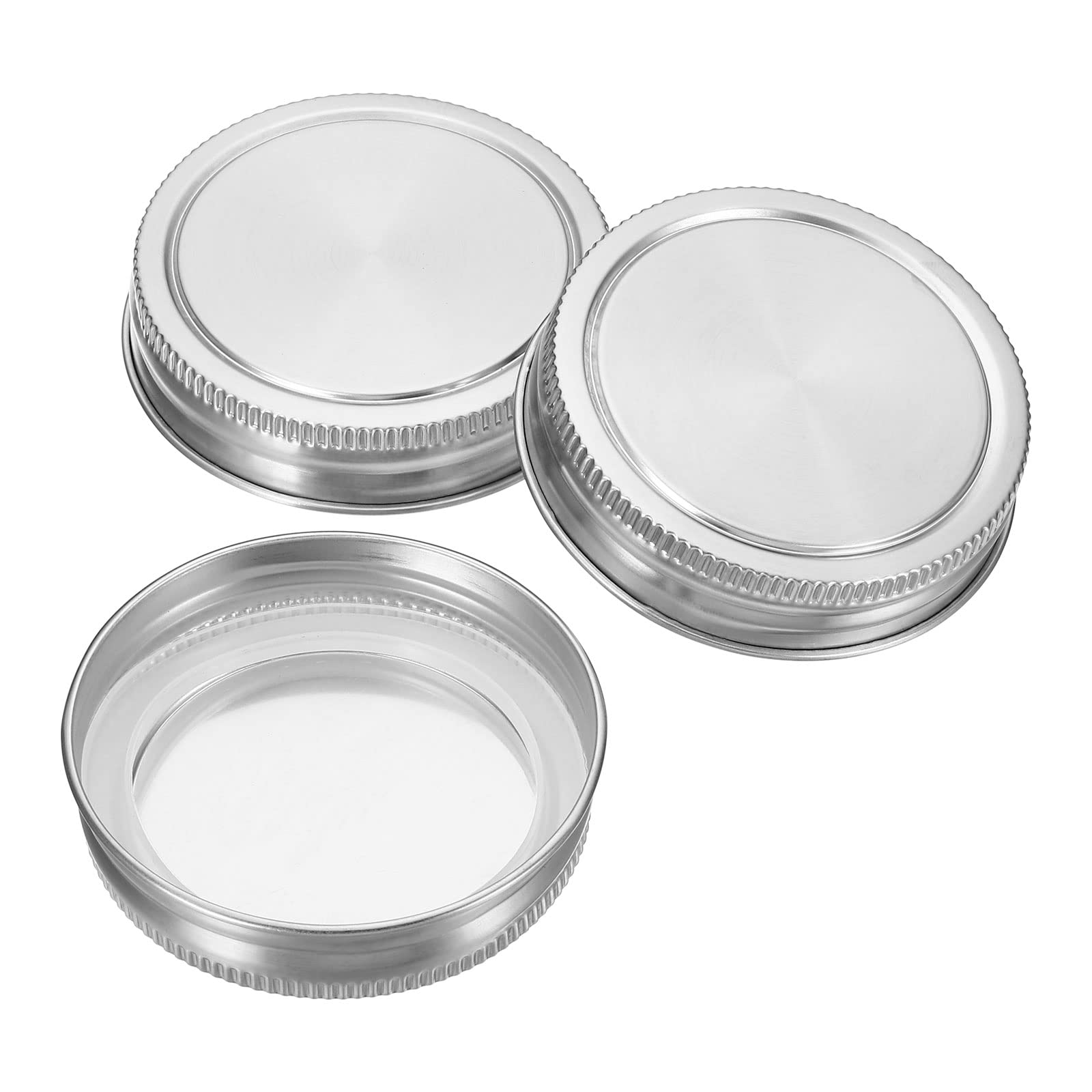 PATIKIL 70 mm Regular Mouth Stainless Steel Mason Jar Lid 1 Pieces Canning Jar Cap with Silicone Seal Ring for Kitchen Storage Set/3 
PATIKIL 70 mm Regular Mouth Stainless Steel Mason Jar Lid 1 Pieces Canning Jar Cap with Silicone Seal Ring for Kitchen Storage Set/3