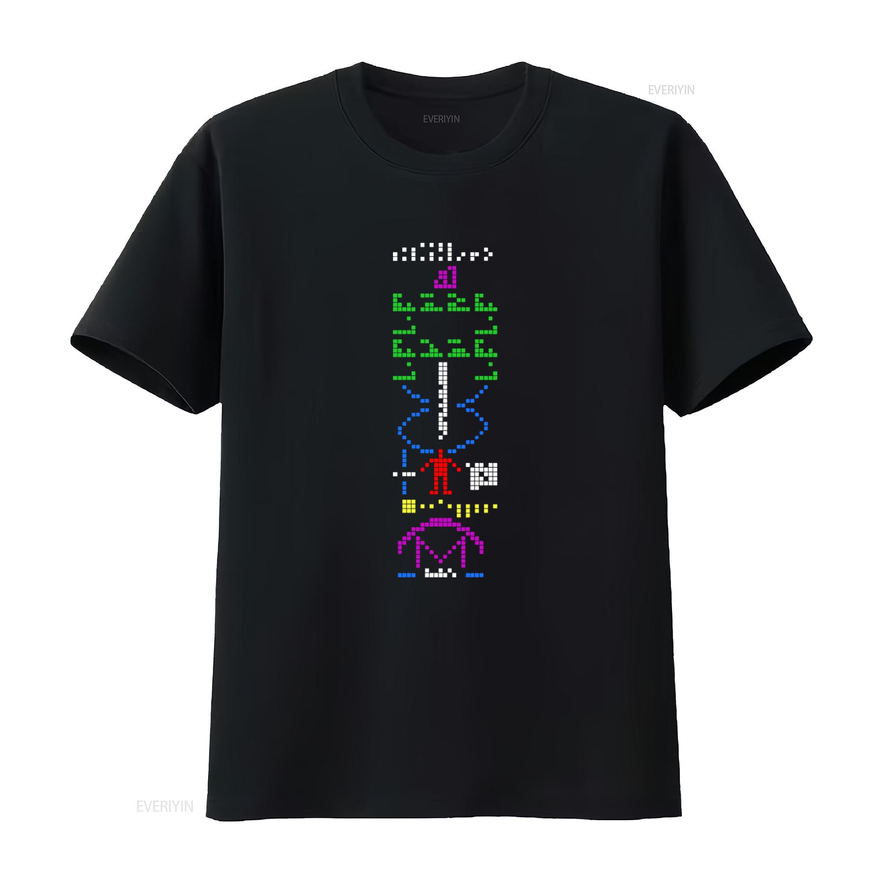 Arecibo Message Interstellaire Espace Geek Homme Coupe Standard T Shirt Mens Galactic Print vintage Washed streetwear 4XL
Arecibo Message Interstellaire Espace Geek Homme Coupe Standard T Shirt Mens Galactic Print vintage Washed streetwear 4XL