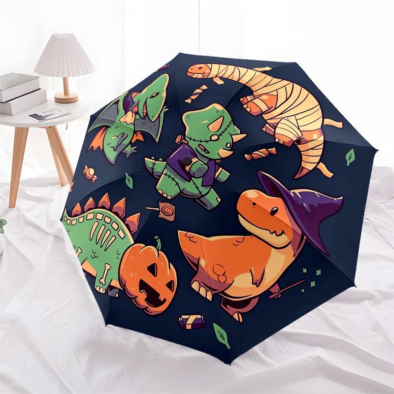 1pc Halloween Dinosaurs Trick-or-Treat Umbrella with Plastic Handle,Compact & Stylish,Cartoon Pattern,Outdoor UmbrellaPT400
1pc Halloween Dinosaurs Trick-or-Treat Umbrella with Plastic Handle,Compact & Stylish,Cartoon Pattern,Outdoor UmbrellaPT400