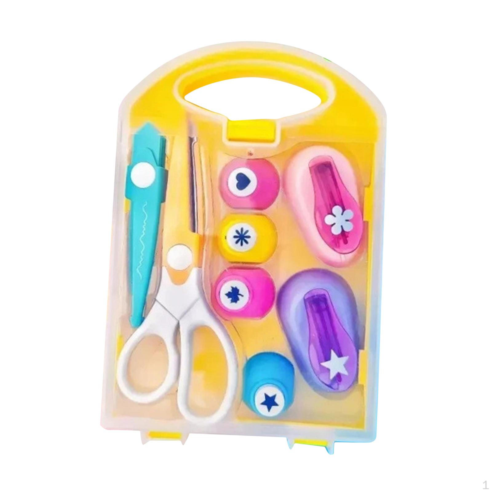 6Pcs Paper Punch Craft DIY with Scissors Scrapbooking Supplies for Card Making Photos
6Pcs Paper Punch Craft DIY with Scissors Scrapbooking Supplies for Card Making Photos