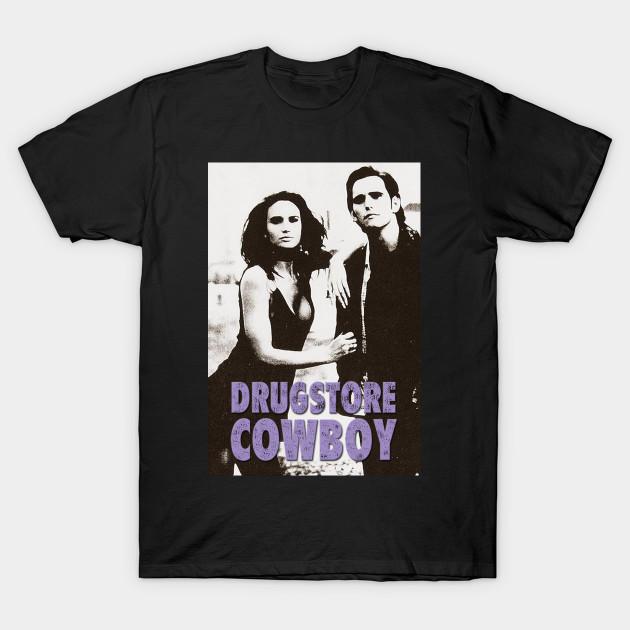 Men Black Print T-shirt Drugstore Cowboy Classic No-Cut Transfer Paper Print Cotton Tshirt S
Men Black Print T-shirt Drugstore Cowboy Classic No-Cut Transfer Paper Print Cotton Tshirt S