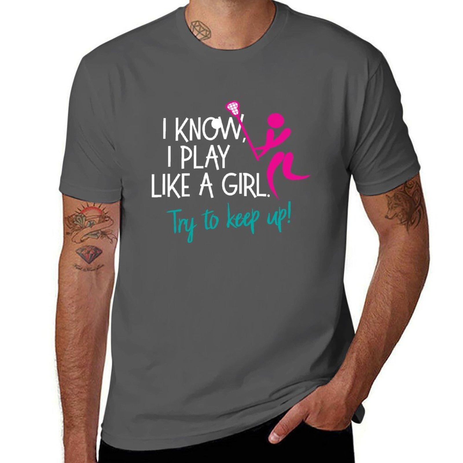 I Know I Play Like A Girl T-Shirt anime tshirt t shirt men 100% cotton luxury brand t shirt man luxury T-Shirt 4XL
I Know I Play Like A Girl T-Shirt anime tshirt t shirt men 100% cotton luxury brand t shirt man luxury T-Shirt 4XL