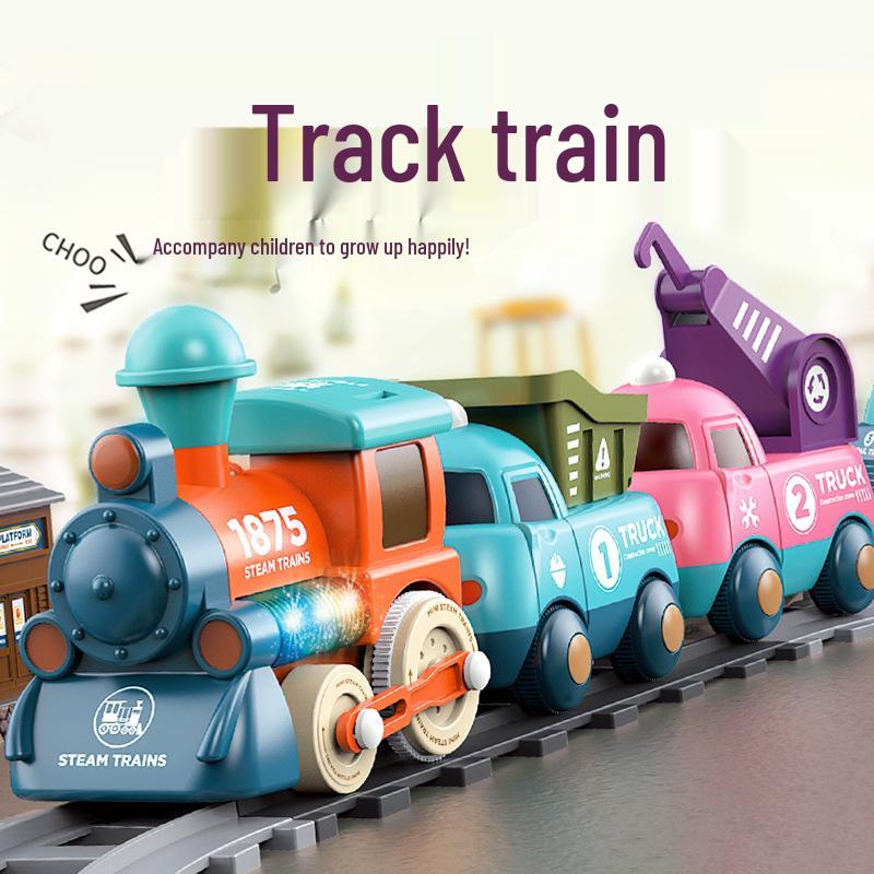 Children s Electric Train Track Toy - Educational Cartoon Slide Car Set Gift for Boys and Girls
Children s Electric Train Track Toy - Educational Cartoon Slide Car Set Gift for Boys and Girls