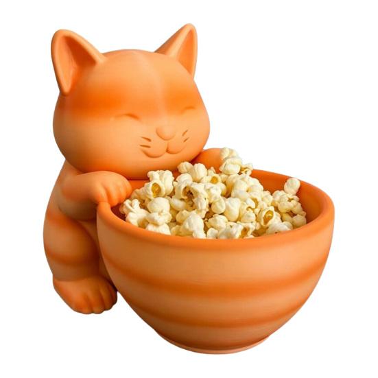 Cat Shape Storage Ornaments Large Capacity Bowl Storage Box 3D Print Molding Desktop Organizer for Snacks Keys Small помаранчевий
Cat Shape Storage Ornaments Large Capacity Bowl Storage Box 3D Print Molding Desktop Organizer for Snacks Keys Small помаранчевий