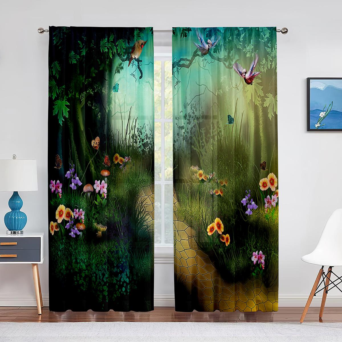 Фэнтезийный Зачарованный Зеленый Лес, прозрачная вуаль, занавеска с грибами и цветочным принтом, тюлевые шторы для гостиной, спальни, кухни, декор 1 PCS W250XH250cm&Grommet Top
Фэнтезийный Зачарованный Зеленый Лес, прозрачная вуаль, занавеска с грибами и цветочным принтом, тюлевые шторы для гостиной, спальни, кухни, декор 1 PCS W250XH250cm&Grommet Top