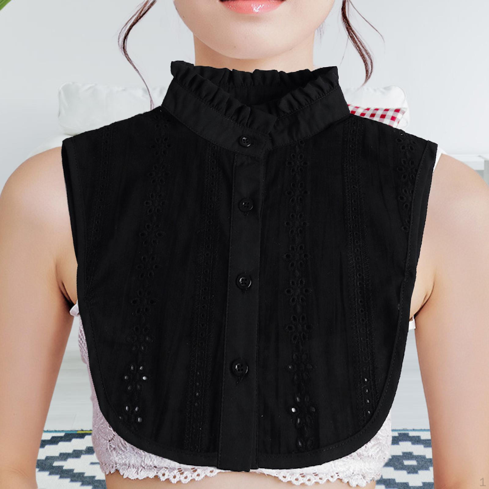 Ложный воротник для женщин Декоративный универсальный модный жаккардовый искусственный чёрный
Ложный воротник для женщин Декоративный универсальный модный жаккардовый искусственный чёрный