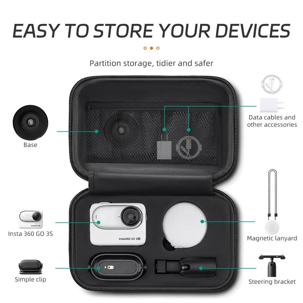 For Insta360 GO3/GO3S Carrying Case Hard Shell Aluminum Storage Bag Action Camera Accessories Shoulder Bag Protective Travel Box чёрный
For Insta360 GO3/GO3S Carrying Case Hard Shell Aluminum Storage Bag Action Camera Accessories Shoulder Bag Protective Travel Box чёрный