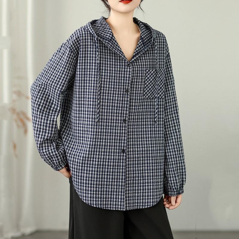 Винтажные рубашки и блузки оверсайз с длинным рукавом для блузки Повседневные свободные весенне-осенние топы женская рубашка на пуговицах
Винтажные рубашки и блузки оверсайз с длинным рукавом для блузки Повседневные свободные весенне-осенние топы женская рубашка на пуговицах