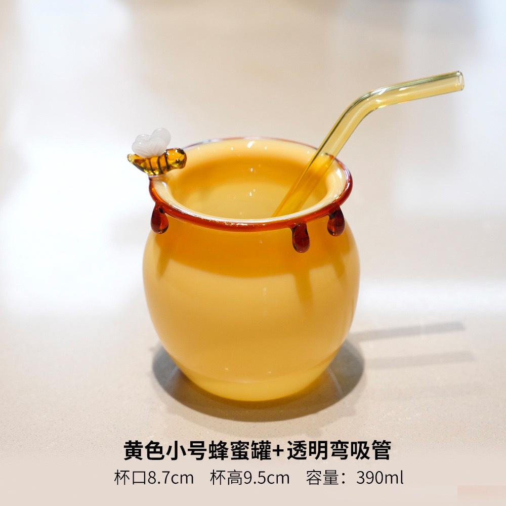 Creative Cute Little Bee Glass Cup Jar Honey Picking Glass Jar Coffee Milk Glass 301-400ml
Creative Cute Little Bee Glass Cup Jar Honey Picking Glass Jar Coffee Milk Glass 301-400ml