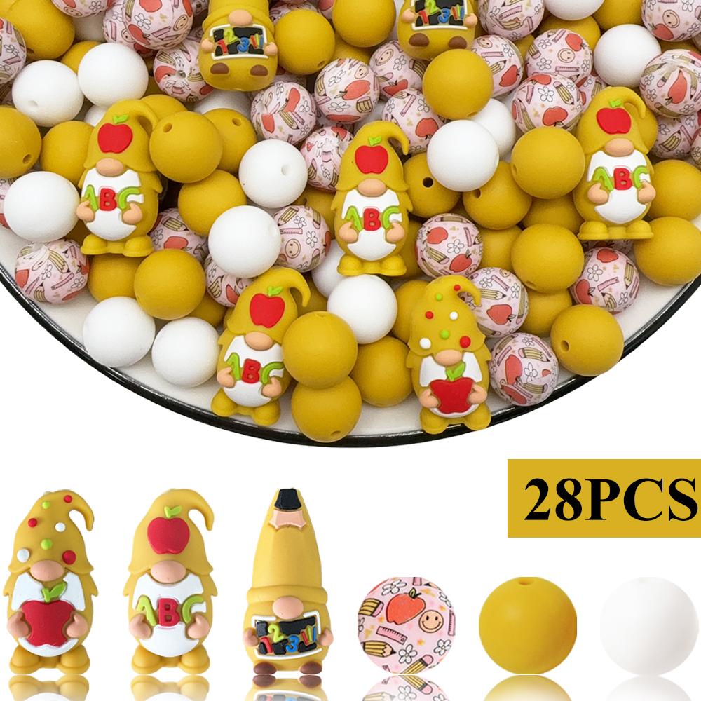 28/68PCS 3D Dwarf series silicone bead set, perfect for DIY handmade crafts such as keychains, necklaces, bracelets, etc
28/68PCS 3D Dwarf series silicone bead set, perfect for DIY handmade crafts such as keychains, necklaces, bracelets, etc