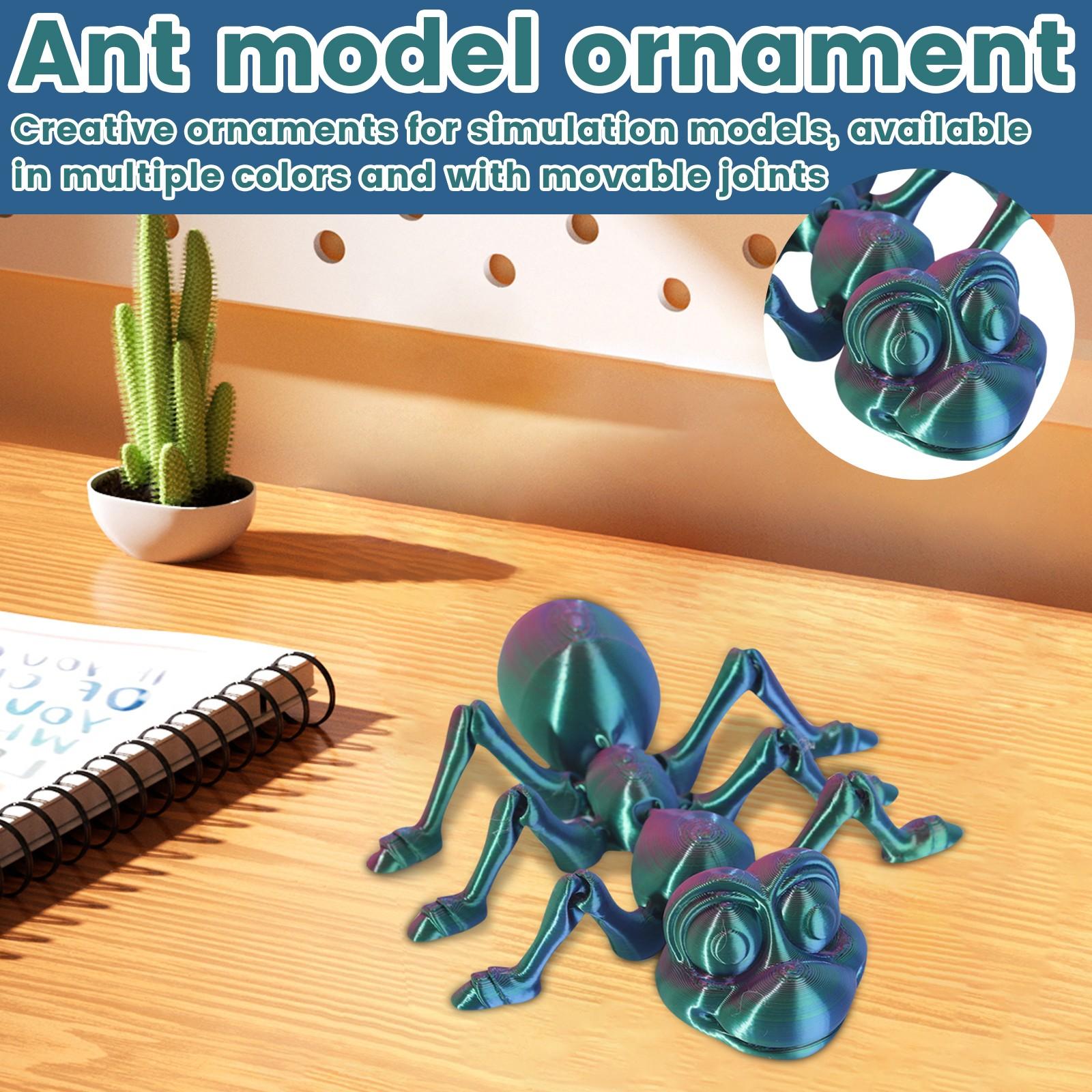 3D Printed Ant Model Toy Educational Assembly Kit Durable Plastic Material Detailed Design for Learning and Display Purposes Suitable for Various Ages
3D Printed Ant Model Toy Educational Assembly Kit Durable Plastic Material Detailed Design for Learning and Display Purposes Suitable for Various Ages