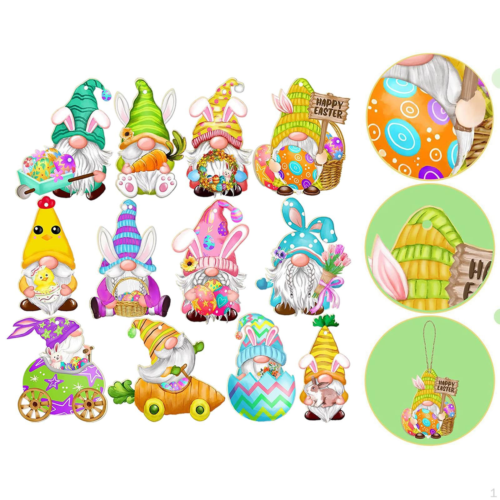 24 шт. деревянный пасхальный орнамент, подвесной кулон, гном, деревенские ломтики дерева, бирки для
24 шт. деревянный пасхальный орнамент, подвесной кулон, гном, деревенские ломтики дерева, бирки для