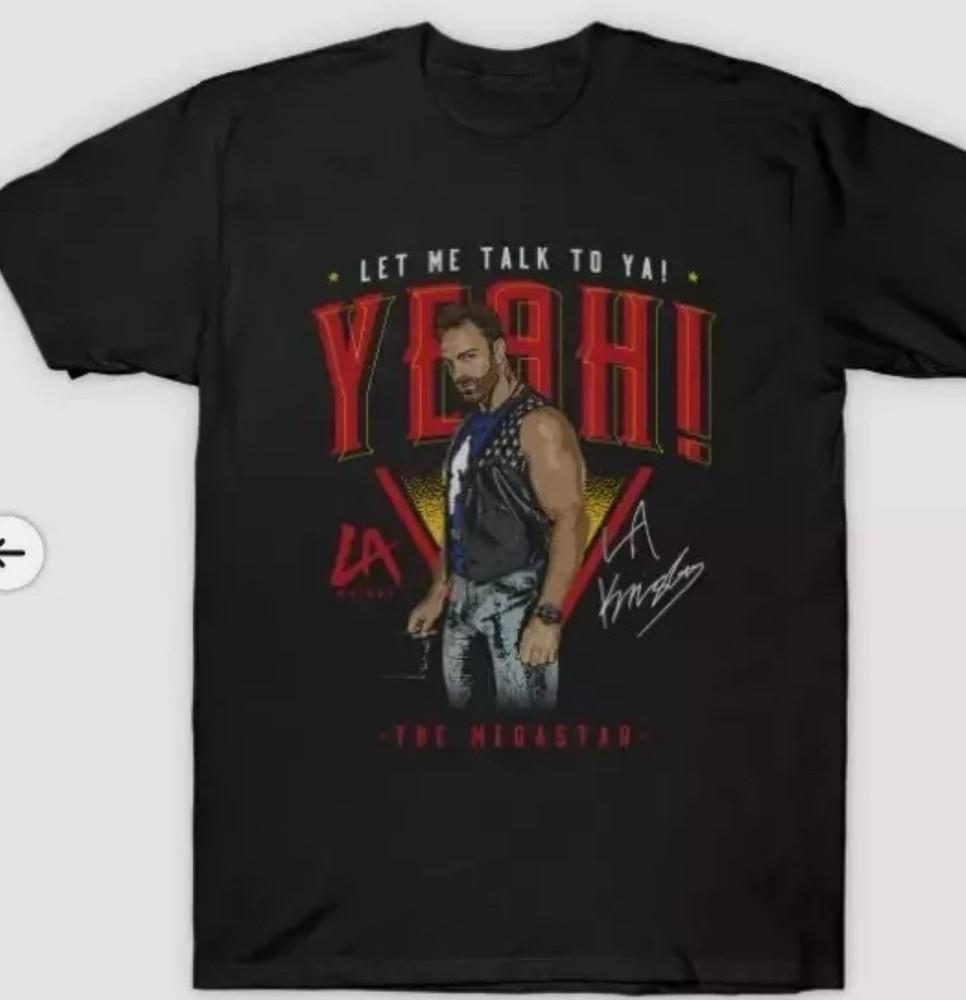 LA Knight The Megastar Retro T-Shirt or Hoodie 3XL
LA Knight The Megastar Retro T-Shirt or Hoodie 3XL