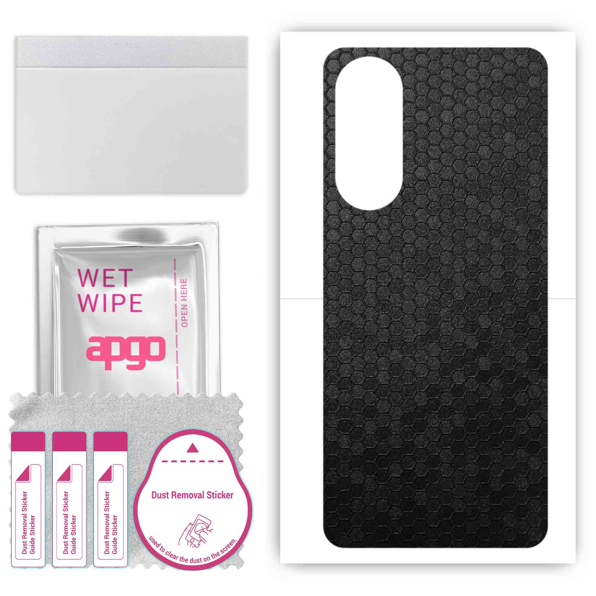 apgo Protective Skin Sticker for the back compatible with Huawei Nova 10z, Wrap Film, Foil, Vinyl - Pattern Black Honeycomb
apgo Protective Skin Sticker for the back compatible with Huawei Nova 10z, Wrap Film, Foil, Vinyl - Pattern Black Honeycomb