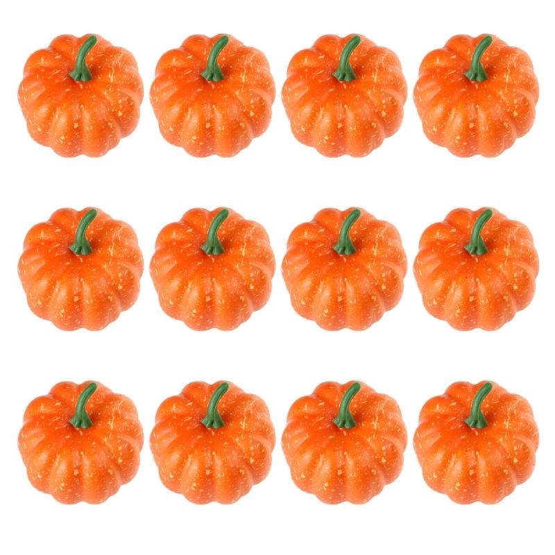 12Pcs Artificial Pumpkins Realistic Simulation Pumpkins for Display, Thanksgiving Holiday Party Decorations, Photography 1
12Pcs Artificial Pumpkins Realistic Simulation Pumpkins for Display, Thanksgiving Holiday Party Decorations, Photography 1