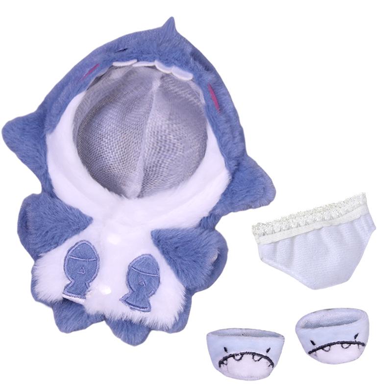 Худи с акулой 20 см Одежда для хлопковой куклы для аниме-кукол Blue Shark (Exquisite Button Version)
Худи с акулой 20 см Одежда для хлопковой куклы для аниме-кукол Blue Shark (Exquisite Button Version)