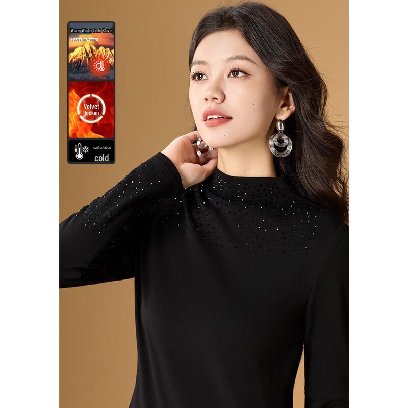 Women s Beaded Half-High Neck Warm Knit Top L
Women s Beaded Half-High Neck Warm Knit Top L