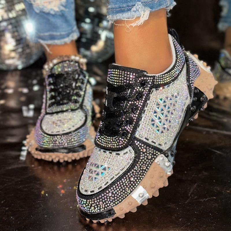 Single Shoes Women s Spring New Full Diamond Sparkling Soft Sole Non-slip Sports Casual Shoes 43 чорний
Single Shoes Women s Spring New Full Diamond Sparkling Soft Sole Non-slip Sports Casual Shoes 43 чорний