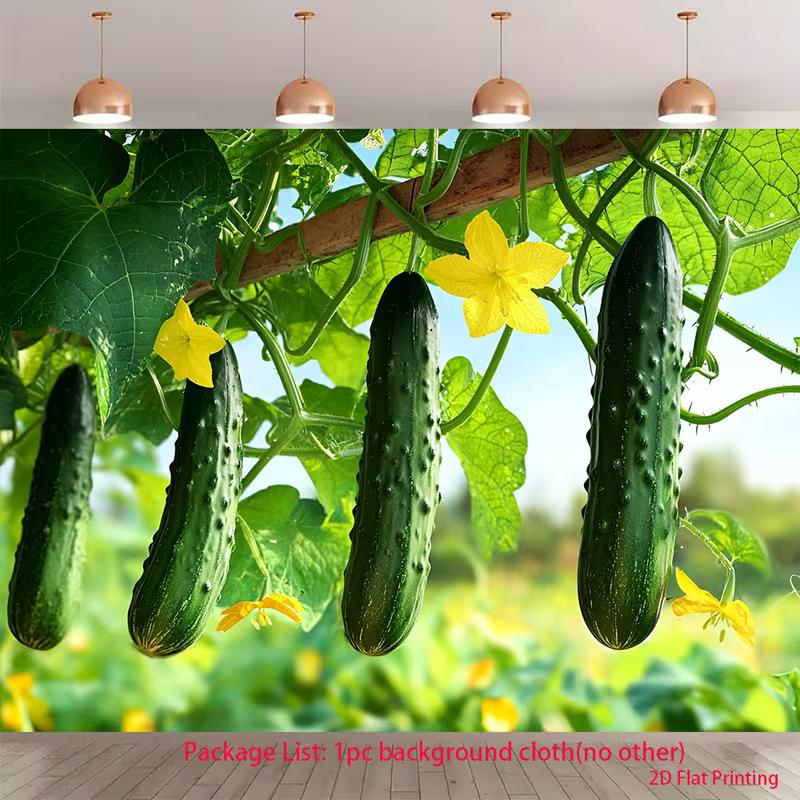 2D Farm Cucumber Backdrop Green Cucumber Plant Studio Photo Background Cloth 47.2x31.5inch/120*80cm
2D Farm Cucumber Backdrop Green Cucumber Plant Studio Photo Background Cloth 47.2x31.5inch/120*80cm
