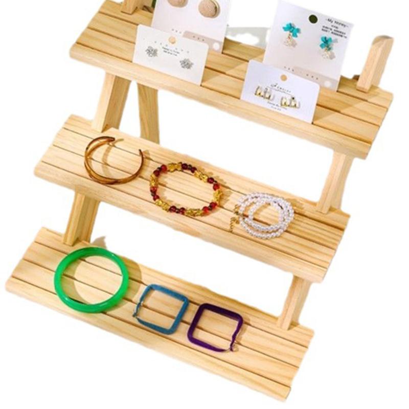 2/3/4 Tiers Ear Stud Holder Wooden Jewelry Dispaly Stand Shelf Cupcake Makeup Mini Figure Organizer Showcase Rack 3 Tier
2/3/4 Tiers Ear Stud Holder Wooden Jewelry Dispaly Stand Shelf Cupcake Makeup Mini Figure Organizer Showcase Rack 3 Tier