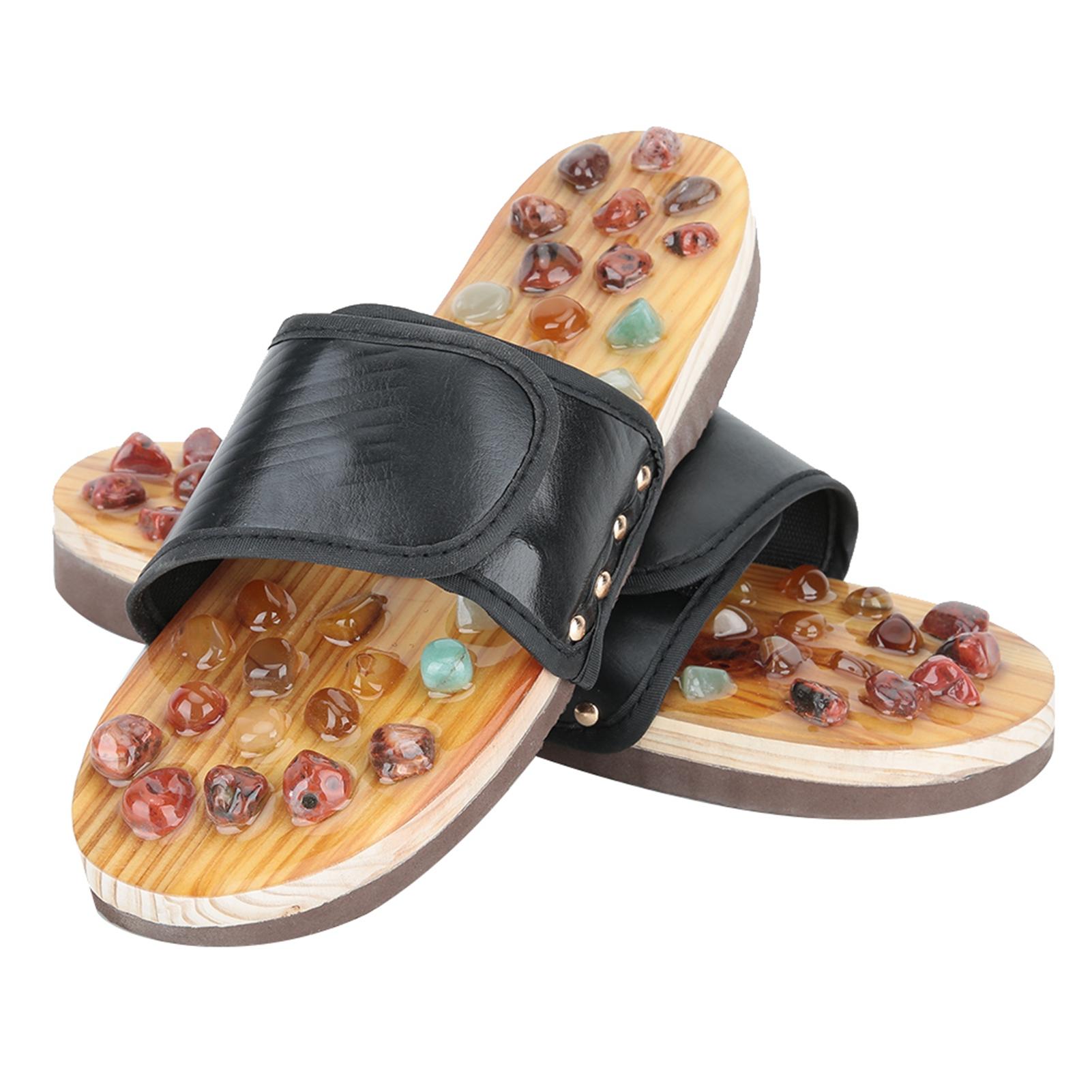 Unisex Foot Massage Slipper Agate Stone Foot Acupoint Stimulate Slippers for Health Care (Black)Black 39 чёрный
Unisex Foot Massage Slipper Agate Stone Foot Acupoint Stimulate Slippers for Health Care (Black)Black 39 чёрный