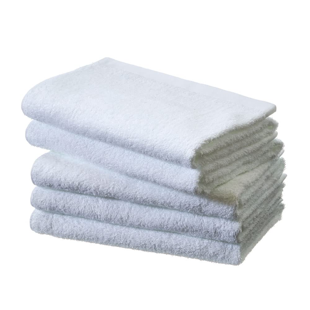 Terry Labo Pure White Mini Bath Towels, Set of 5, Made in Japan, Senshu Towels (Approx. 50 x 100cm), White
Terry Labo Pure White Mini Bath Towels, Set of 5, Made in Japan, Senshu Towels (Approx. 50 x 100cm), White