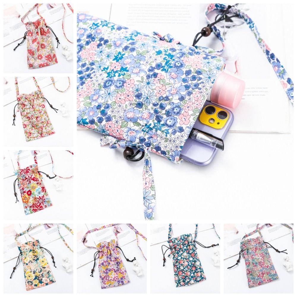 Cotton Crossbody Drawstring Phone Bag Drawstring Printed Portable Storage Bag Daily Shopping
Cotton Crossbody Drawstring Phone Bag Drawstring Printed Portable Storage Bag Daily Shopping