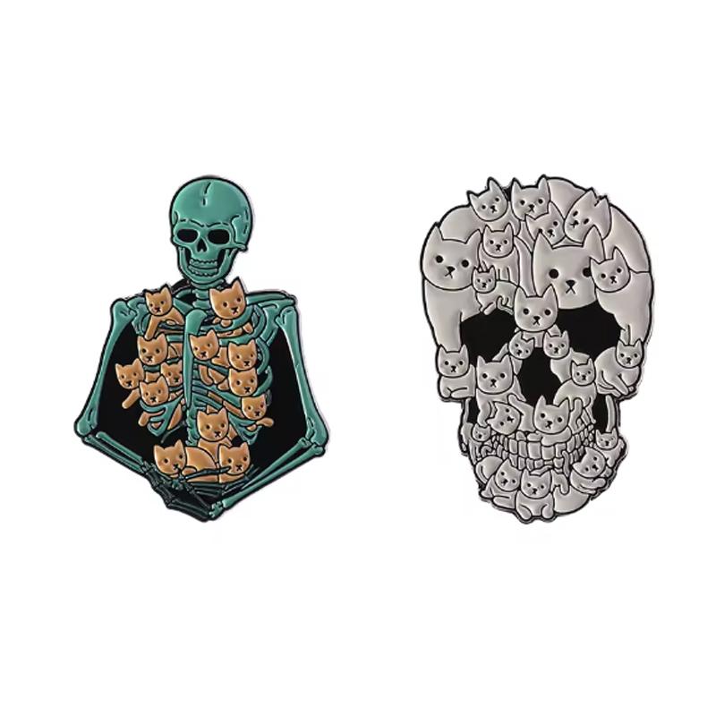 2-6pcs/set Halloween Horror Movies Enamel Pins Skeleton Ghost Bride Killer Monster Spooky Animal Brooch Lapel Badge Jewelry Gift
2-6pcs/set Halloween Horror Movies Enamel Pins Skeleton Ghost Bride Killer Monster Spooky Animal Brooch Lapel Badge Jewelry Gift