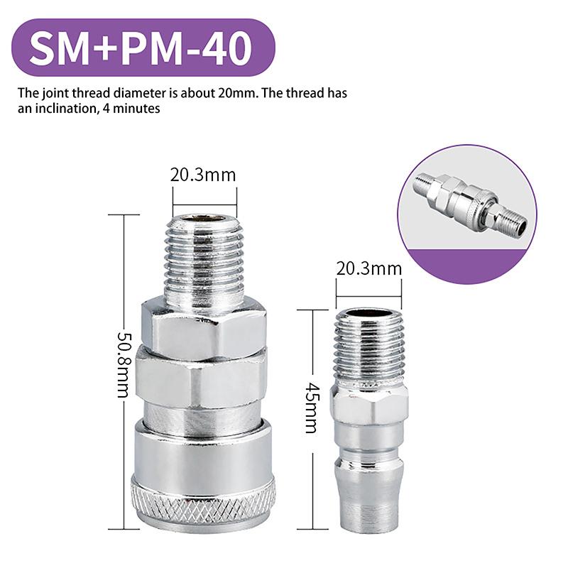 2pcs/set Fitting European Standard EU Euro Type Quick Coupling Connector Coupler Pneumatic
2pcs/set Fitting European Standard EU Euro Type Quick Coupling Connector Coupler Pneumatic