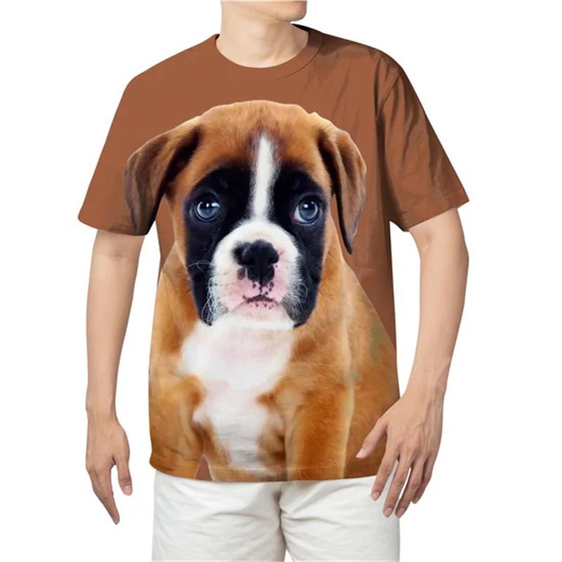 Summer Round Neck 3D Animal Dog Print Top Fashionable Casual Short Sleeved Men s T-shirts XS
Summer Round Neck 3D Animal Dog Print Top Fashionable Casual Short Sleeved Men s T-shirts XS