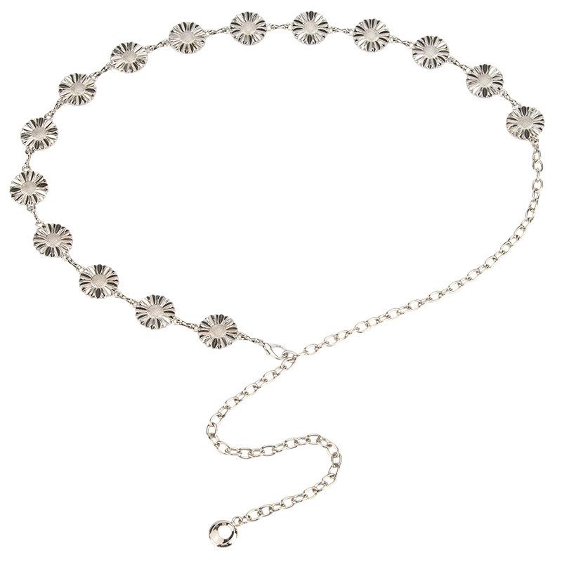 Light Luxury Niche Sunflower Metal Waist Decoration Women s Decorative Dress Silver Waist Chain High-end Women s Belt
Light Luxury Niche Sunflower Metal Waist Decoration Women s Decorative Dress Silver Waist Chain High-end Women s Belt