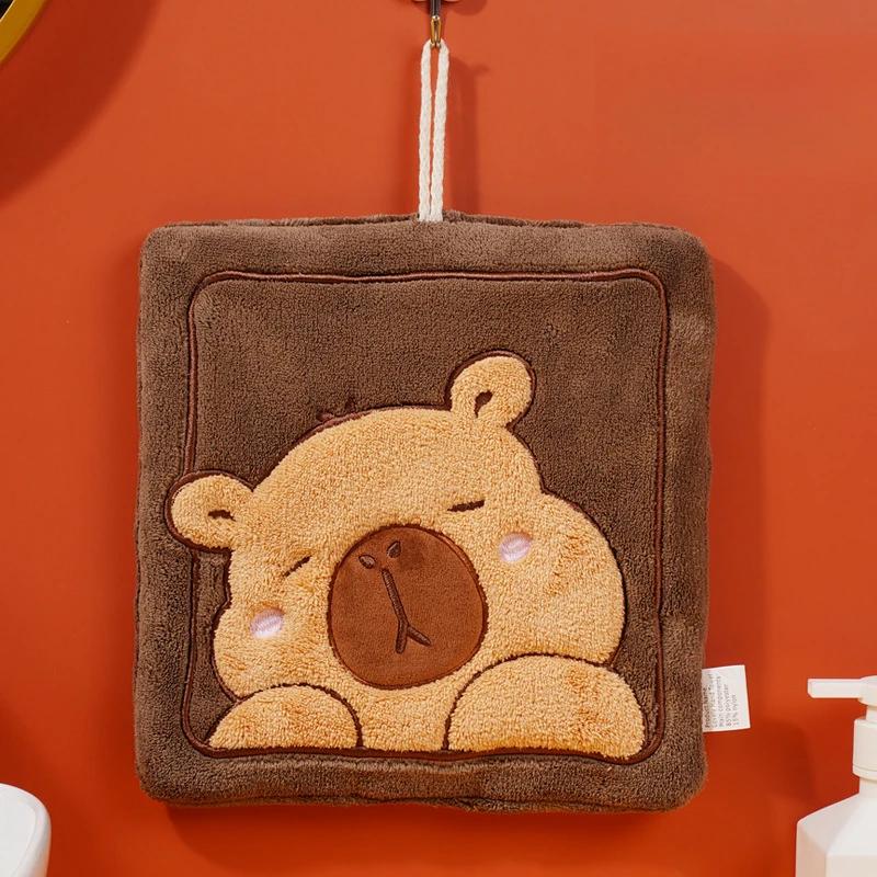 Kawaii Kapibara Hand Towel Thickened Coral Fleece Embroidered Towels Cute Hand Cloth Kitchen Children s Handkerchief Towel коричневий
Kawaii Kapibara Hand Towel Thickened Coral Fleece Embroidered Towels Cute Hand Cloth Kitchen Children s Handkerchief Towel коричневий