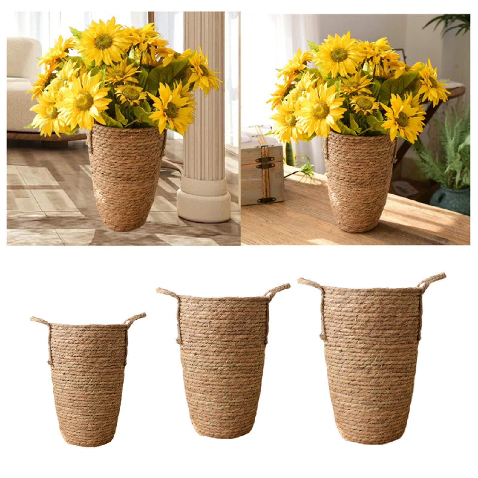 Straw Woven Planter Basket Organizer Decorative Versatile Laundry Basket Plant S
Straw Woven Planter Basket Organizer Decorative Versatile Laundry Basket Plant S