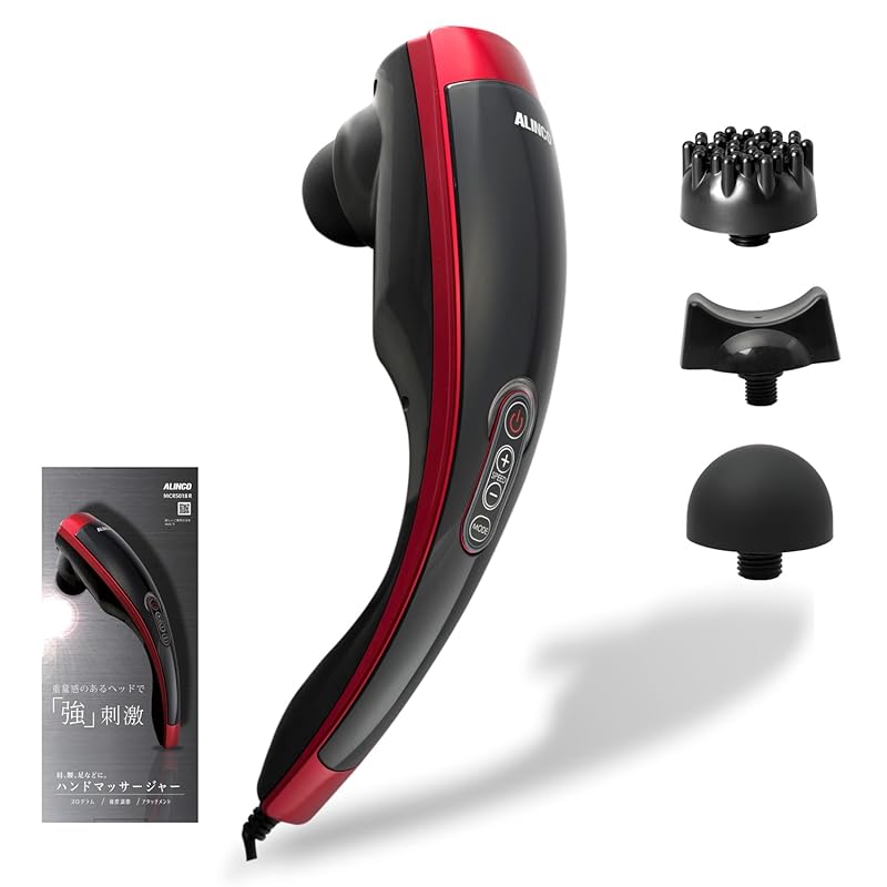 ALINCO hand massager 4 mode switching (neck/shoulders/waist/thighs/calf) Comes with 3 types of attachments 5017 MCR5018R
ALINCO hand massager 4 mode switching (neck/shoulders/waist/thighs/calf) Comes with 3 types of attachments 5017 MCR5018R