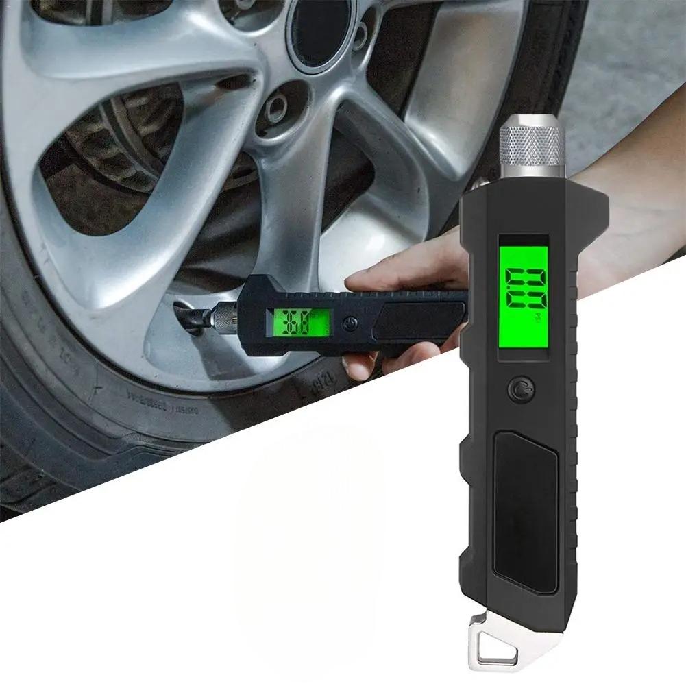 Digital Tire Pressure Gauge 230 PSI 4 Settings Heavy Duty Non-Slip With Larger Backlit LCD Flashlight For Car Bicycle Accessory чорний
Digital Tire Pressure Gauge 230 PSI 4 Settings Heavy Duty Non-Slip With Larger Backlit LCD Flashlight For Car Bicycle Accessory чорний