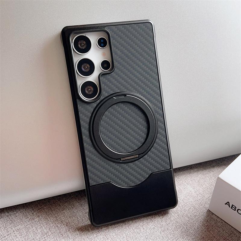 Magnetic Push-Pull 360 ° Rotate Bracket Metal Phone Case For Samsung Galaxy S23 S24 S25 Ultra Magsafe Carbon Fiber Texture Cover For Galaxy S24 Ultra
Magnetic Push-Pull 360 ° Rotate Bracket Metal Phone Case For Samsung Galaxy S23 S24 S25 Ultra Magsafe Carbon Fiber Texture Cover For Galaxy S24 Ultra