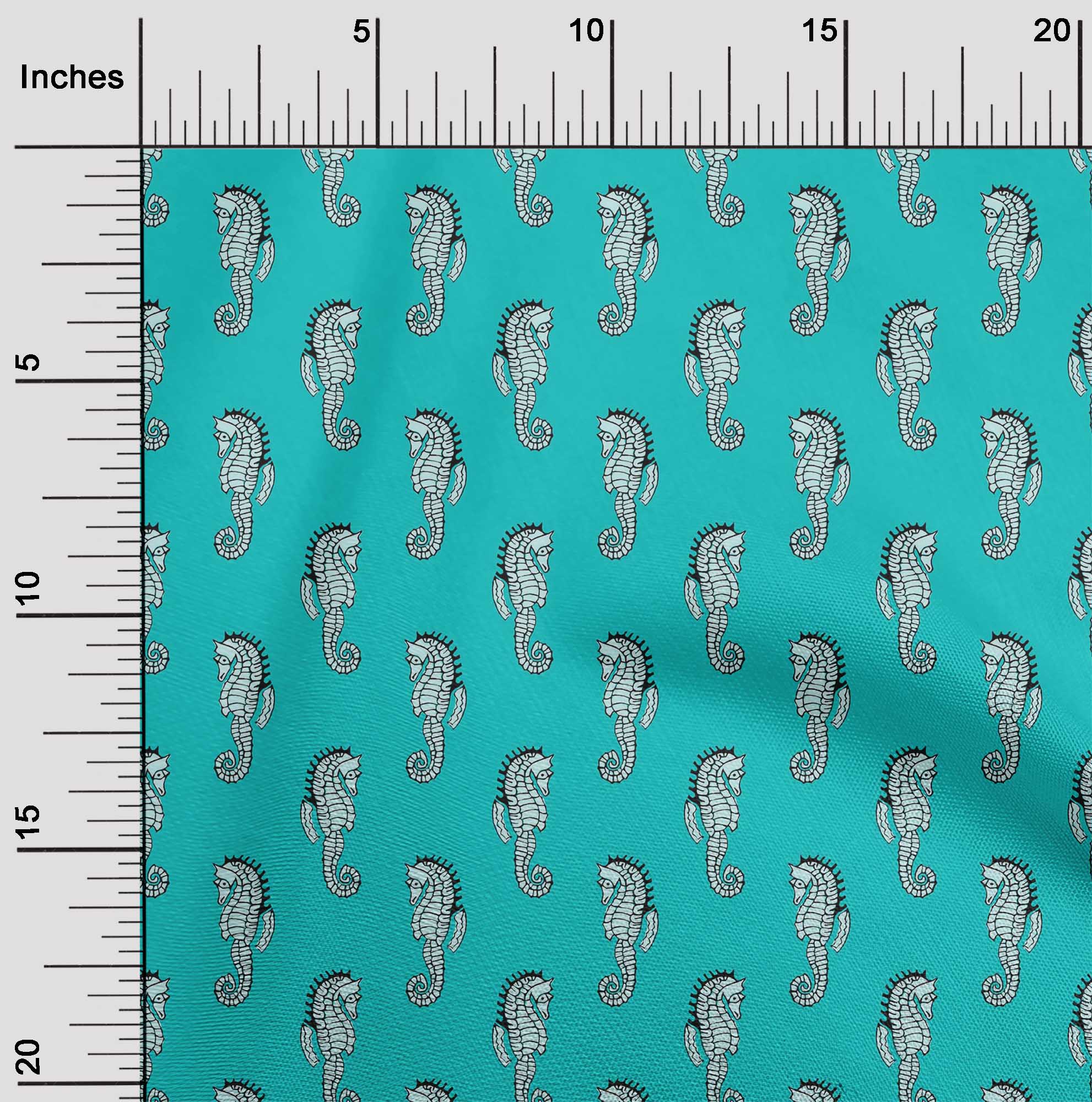 OneOone Cotton Flex Fabric Sea Horse Block Print BTY Тканина BTY 40 дюймів 42 Inch - Viscose Chiffon зелений
OneOone Cotton Flex Fabric Sea Horse Block Print BTY Тканина BTY 40 дюймів 42 Inch - Viscose Chiffon зелений