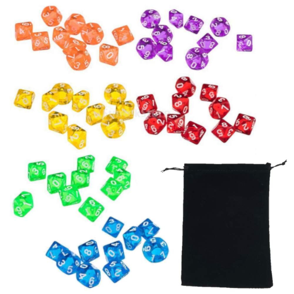 shttown set of perfect for 18mm with storage set of 5 each in 6 colors 10-sided dice, multi-sided, 30, TRPG, dice, bag, colorful,
shttown set of perfect for 18mm with storage set of 5 each in 6 colors 10-sided dice, multi-sided, 30, TRPG, dice, bag, colorful,