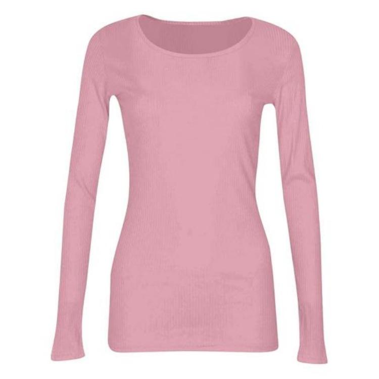 Women Ribbed Long Sleeve Pullover Top Lightweight Crew Neck Shirt Daily Wear Regular Fit S розовый
Women Ribbed Long Sleeve Pullover Top Lightweight Crew Neck Shirt Daily Wear Regular Fit S розовый