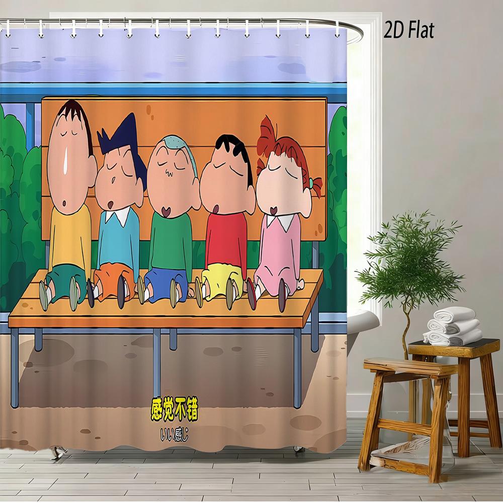 Crayon Shin-Chan Buttocks Oiroke No Momo Funny Balloon 2D Print Waterproof Shower Curtain, Minimalist Cream Bathroom Decor With W60H190(CM)-1 Pcs
Crayon Shin-Chan Buttocks Oiroke No Momo Funny Balloon 2D Print Waterproof Shower Curtain, Minimalist Cream Bathroom Decor With W60H190(CM)-1 Pcs