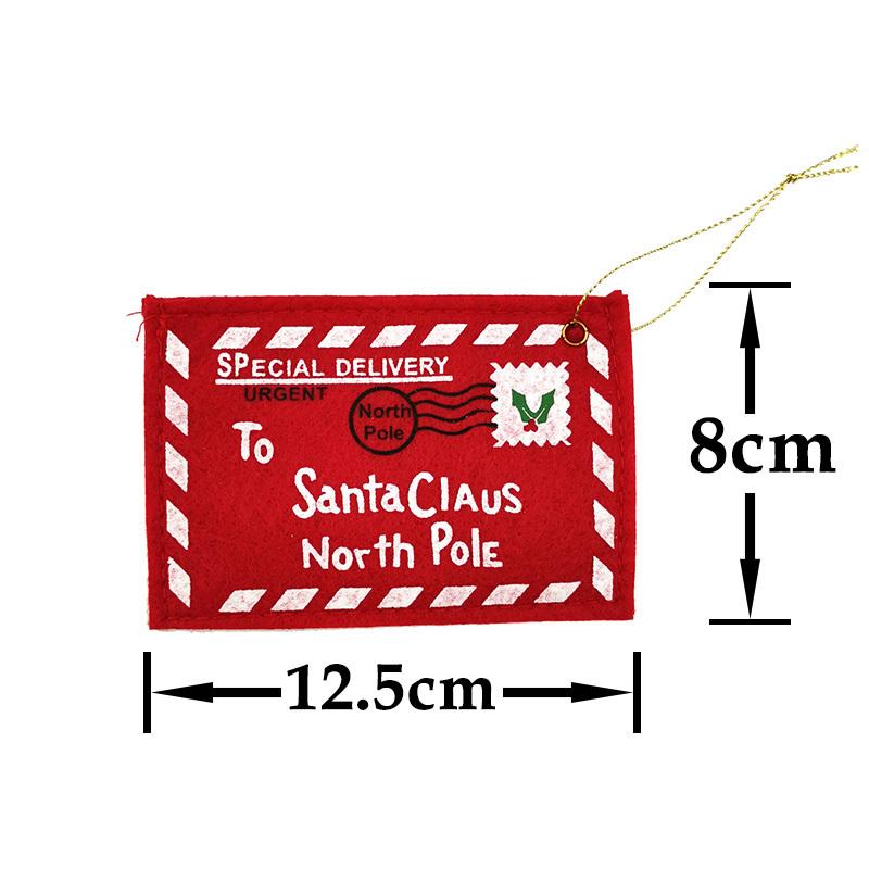 1PCS/Pack Red Non-Woven Christmas Tree Decoration Pendant 12.5cm X 8cm Envelope Style for Home New Year Decor 12.5x8cm красный
1PCS/Pack Red Non-Woven Christmas Tree Decoration Pendant 12.5cm X 8cm Envelope Style for Home New Year Decor 12.5x8cm красный